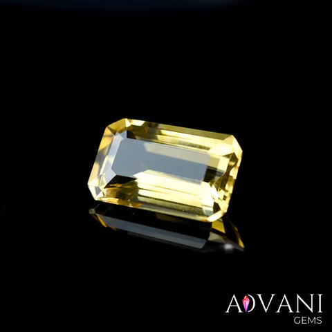 Handpicked 7.35ct Yellow Citrine Stone from Brazil – Certified