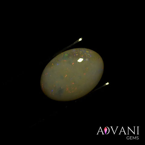 Elegant 3.1CT Cabochon Cut White Fire Opal Originated in Australian