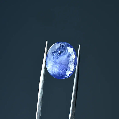 Pure Radiant Blue Tanzanite Gemstone A Precious Blue Marvel